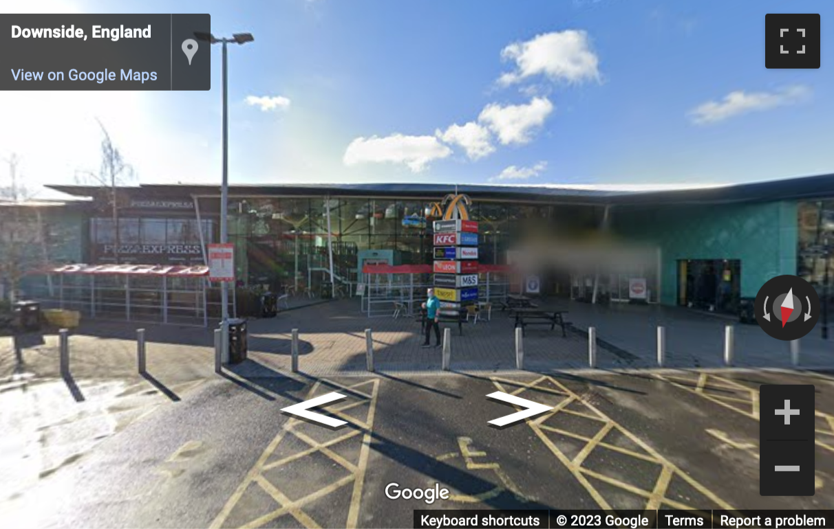 Street View image of 1st Floor, Cobham MSA, M25, Junction 9/10, Downside, Regus Express