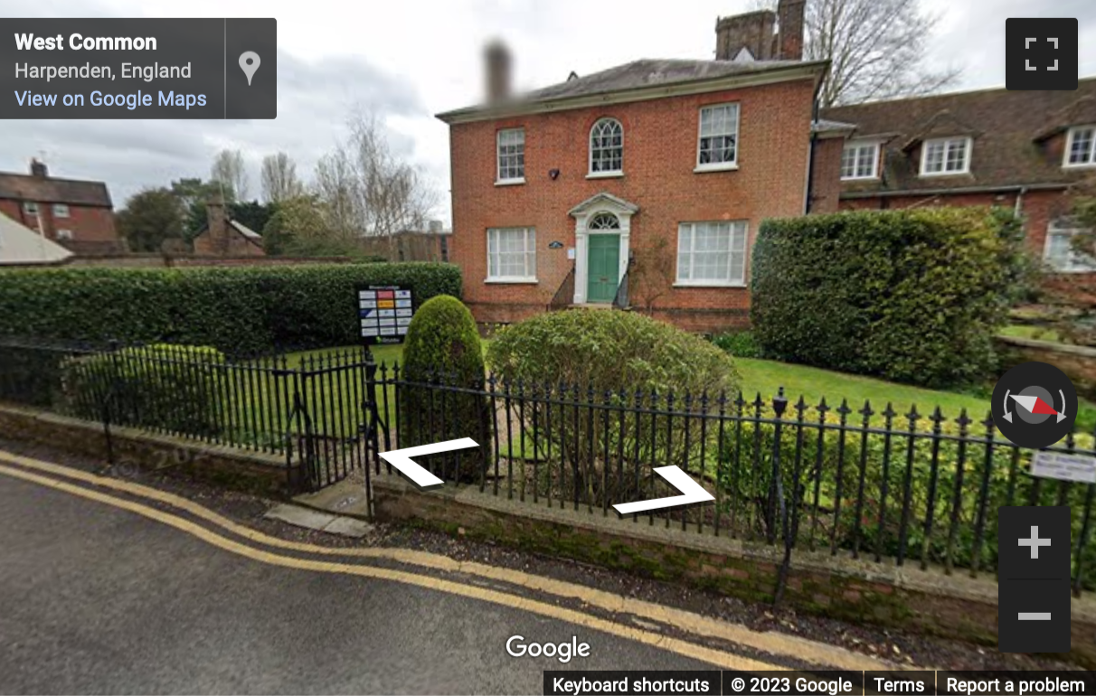 Street View image of Rivers Lodge, West Common, Harpenden, Hertfordshire