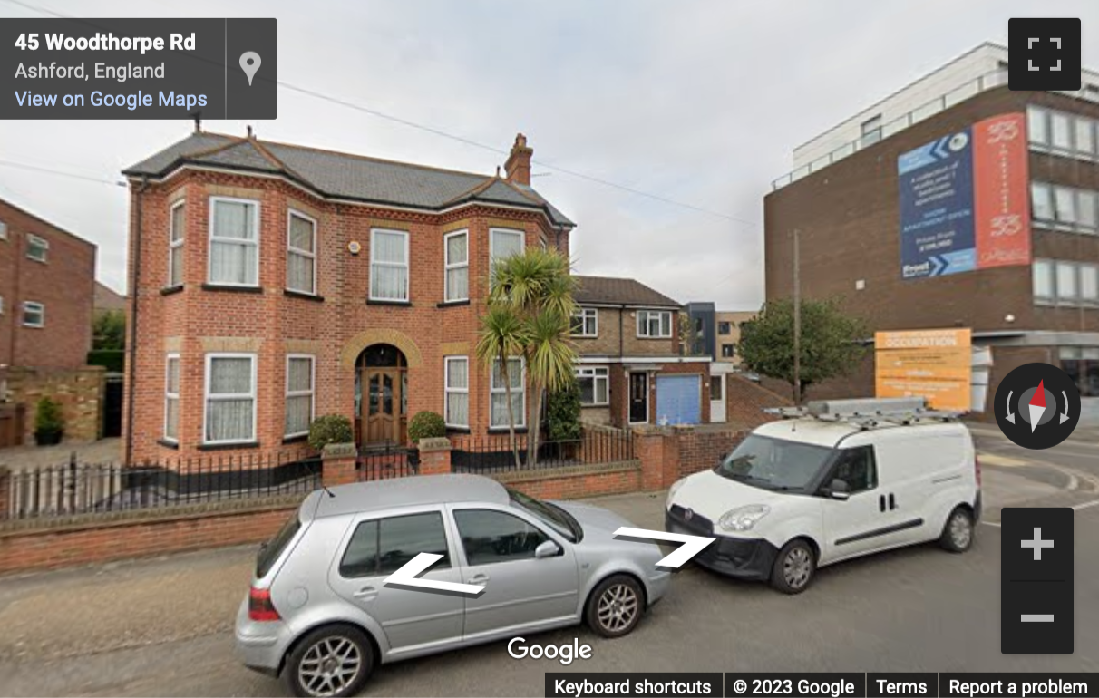 Street View image of Chapel House, 21 A Woodthorpe Road, Ashford, Middlesex, Kent