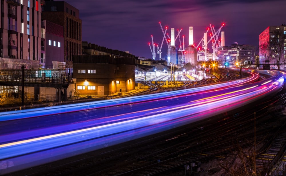 Battersea by night
