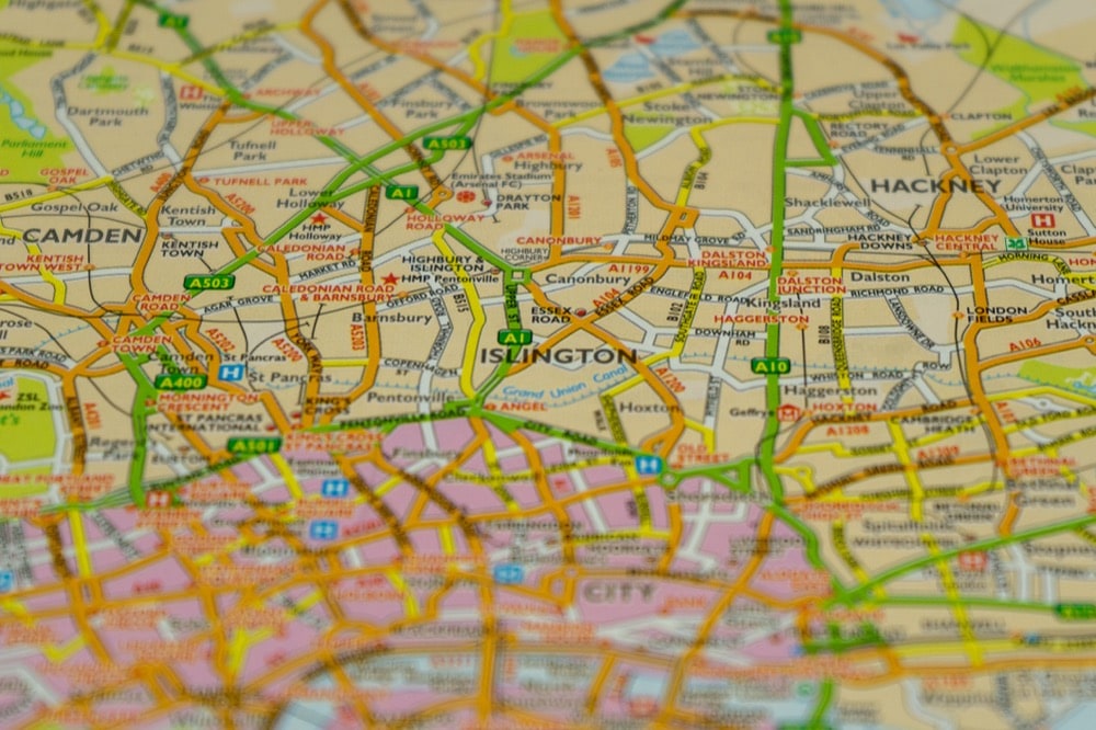 Islington Map